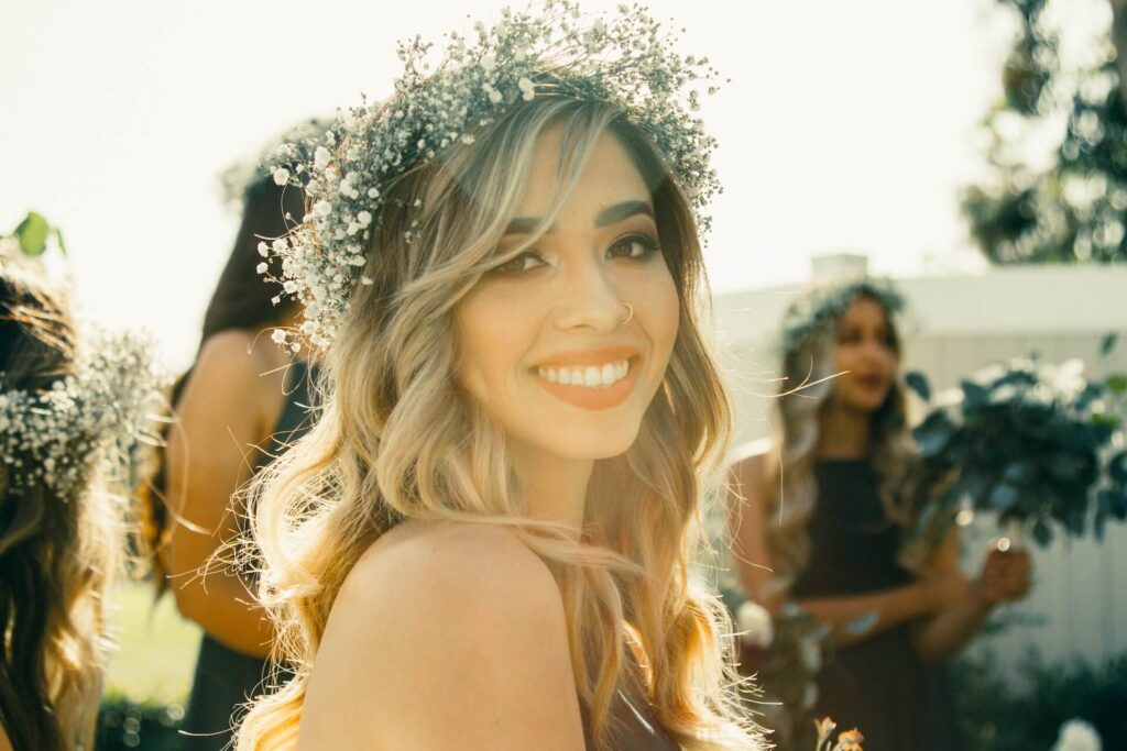 maquilhagem e cabelo da noiva